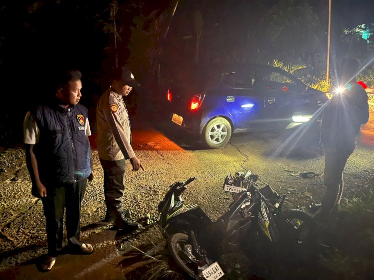 Polisi saat melakukan oleh TKP. Foto: Polres OKU
