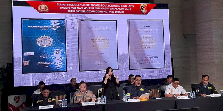 Konferensi pers Bareskrim Polri soal dugaan ijazah palsu Joko Widodo, Kamis, 22 Mei 2025/RMOL