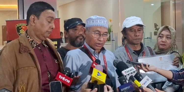 Wakil Ketua Tim Pembela Ulama dan Aktivis (TPUA), Rizal Fadhillah di Bareskrim Polri, Jakarta Selatan pada Senin, 26 Mei 2025/RMOL