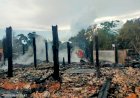 Korsleting Listrik Picu Kebakaran di Muba, Empat Rumah Rata dengan Tanah