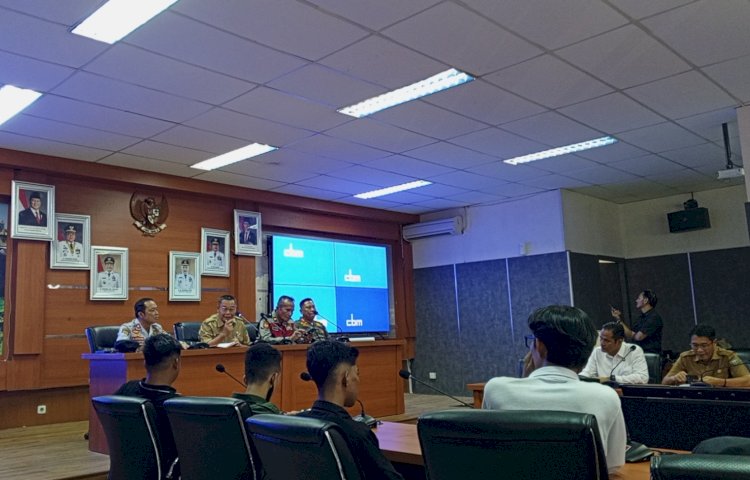 Audiensi Mahasiswa dengan Pemkab Muara Enim yang mepertanyakan komitmen dalam penegakan lingkungan/Foto: Noviansyah