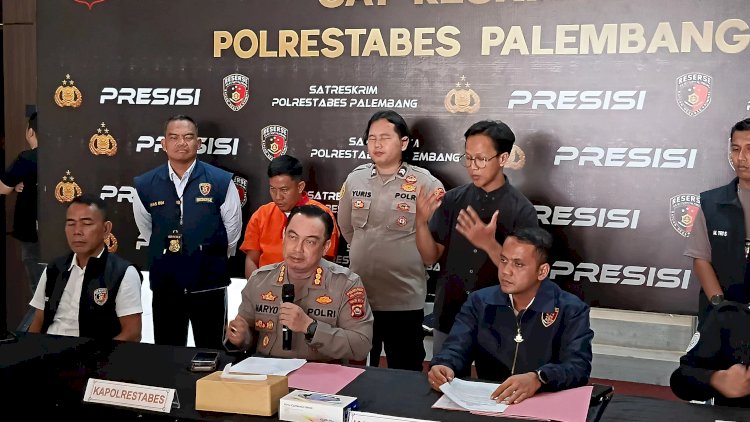 Otak pelaku penyerangan calon pengantin di Palembang berhasil diringkus/Foto: Denny Pratama