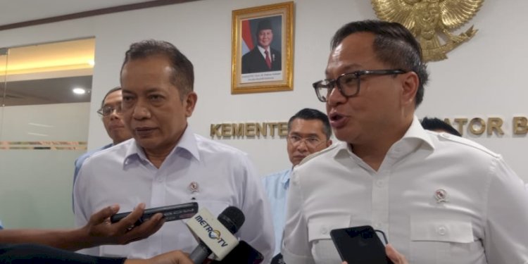 Wakil Menteri BUMN Kartika Wirjoatmodjo (kanan) bersama Wakil Menteri Koperasi Ferry Juliantono/RMOL