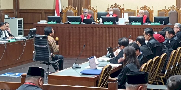 Dosen pidana FH UGM, Muhammad Fatahillah Akbar di sidang terdakwa Hasto Kristiyanto di Pengadilan Tindak Pidana Korupsi (Tipikor) pada Pengadilan Negeri Jakarta Pusat, Kamis, 5 Juni 2025/RMOL
