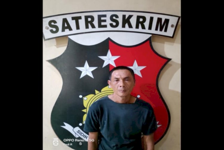 Tersangka diamankan di Polres OKu/ist