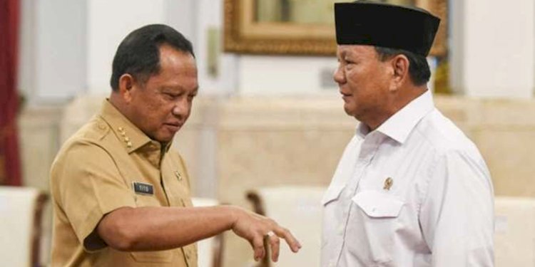 Presiden Prabowo Subianto dan Mendagri Tito Karnavian/Istimewa