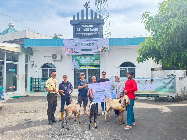 Astra Motor Sumatera Selatan menyalurkan hewan kurban di hari raya Idul Adha/ist