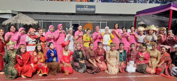 Kunjungan Bhayangkari Sumsel ke Lapas Perempuan Palembang/ist
