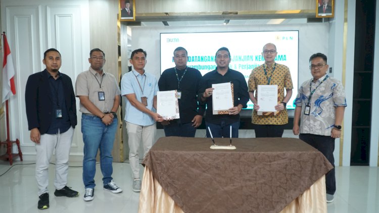 PT PLN (Persero) Unit Induk Distribusi Sumatera Selatan, Jambi, dan Bengkulu (UID S2JB) resmi menandatangani Perjanjian Kerja Sama Penyambungan Listrik dan Perjanjian Hibah Aset/ist