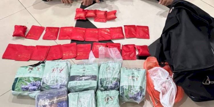 Barang bukti berupa sabu seberat 8 kg yang diamankan Bareskrim/Ist
