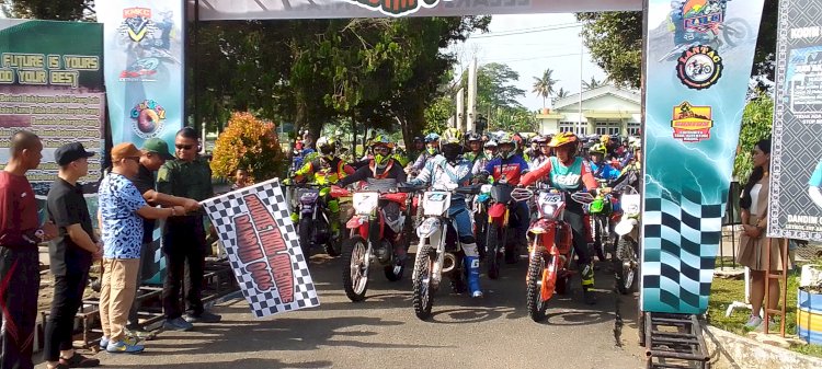 Ratusan raider ramaikan event Private Trail Adventure Wisata di Lubuklinggau. (Handout)