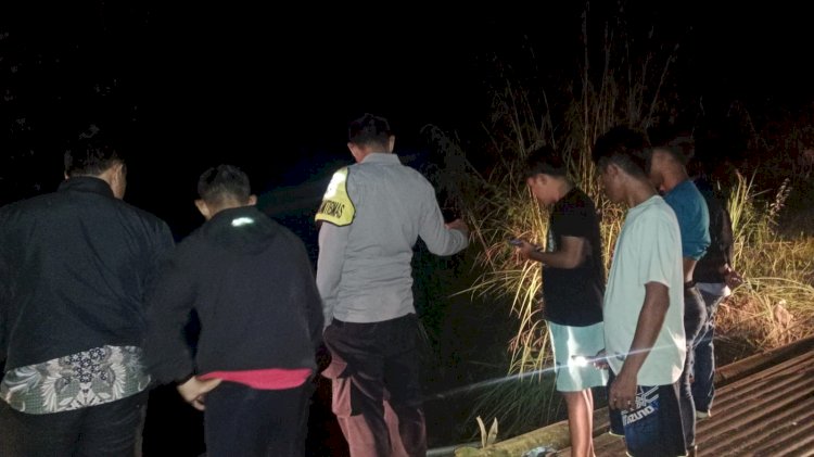 Mobil Mitsubishi Pajero alami kecelakaan tunggal di Kabupaten Musi Rawas.(Foto Polsek BTS Ulu)