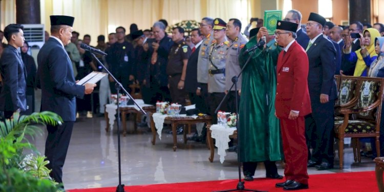 Acara pelantikan Rektor Universitas Pendidikan Indonesia (UPI) Prof Didi Sukyadi/Ist